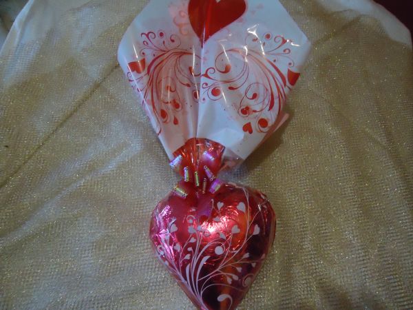 Coração em chocolate