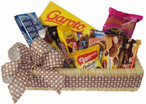 Cesta Tentação de chocolate